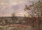 Alfred Sisley, Windy Day in Veno